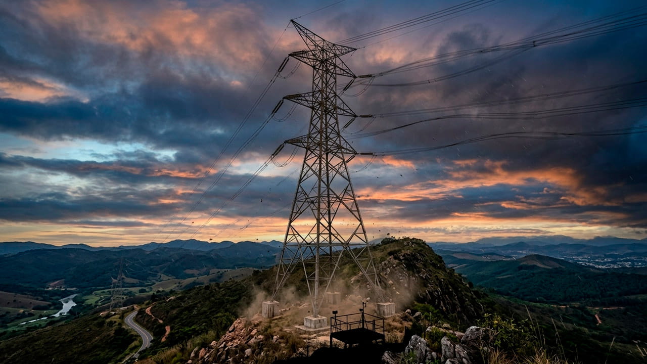 Modos de vibração em torres de transmissão